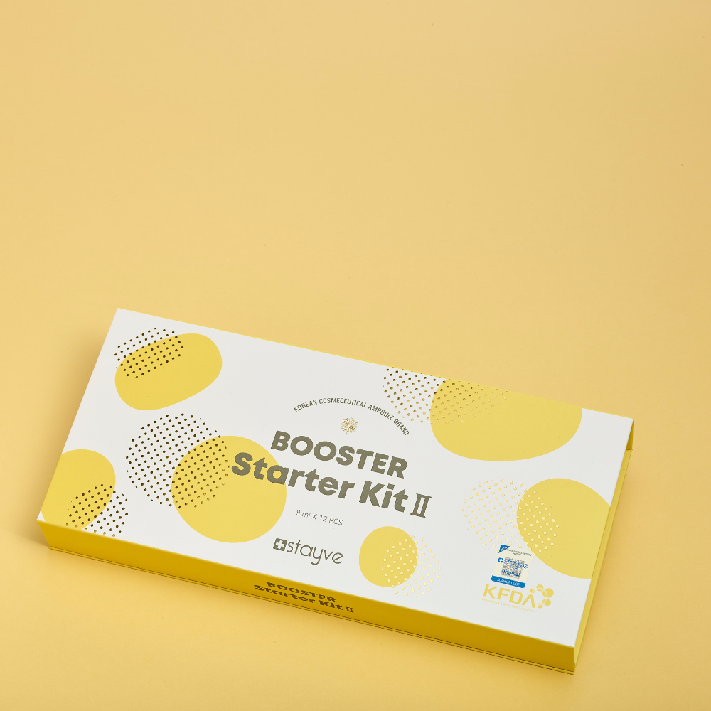 Packaging box of Stayve Booster Starter Kit 2