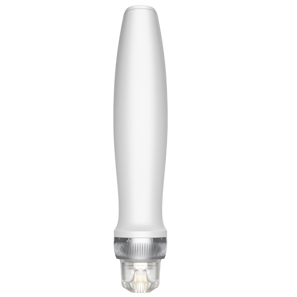 Close up shot of  Bio Pen Q2 Microneedling Pen
