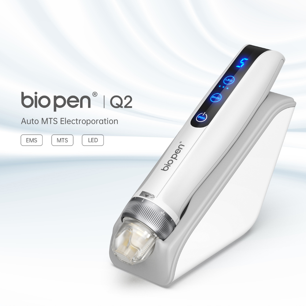 3 in 1 BIO-PEN-Q2 with Microneedling, EMS Electroporation, and LED light therapy