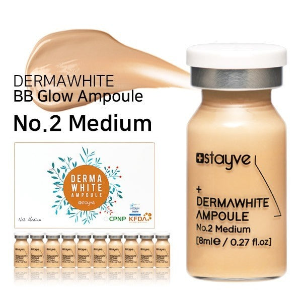 Stayve Dermawhite BB Glow Ampoule medium ampoules on a white background