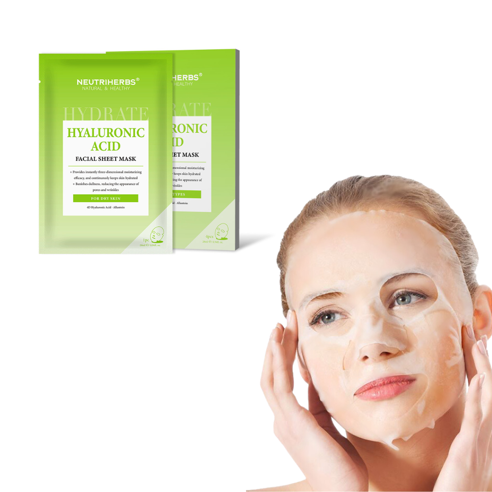 4D Hyaluronic Acid Facial Mask (4-pack)