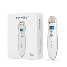 Load image into Gallery viewer, Bio Roller G5 Rechargeable Derma Roller with LED and EMS (540 Pins) with box