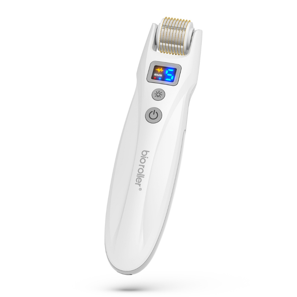 Bio Roller G5 Rechargeable Derma Roller with LED and EMS (540 Pins ...
