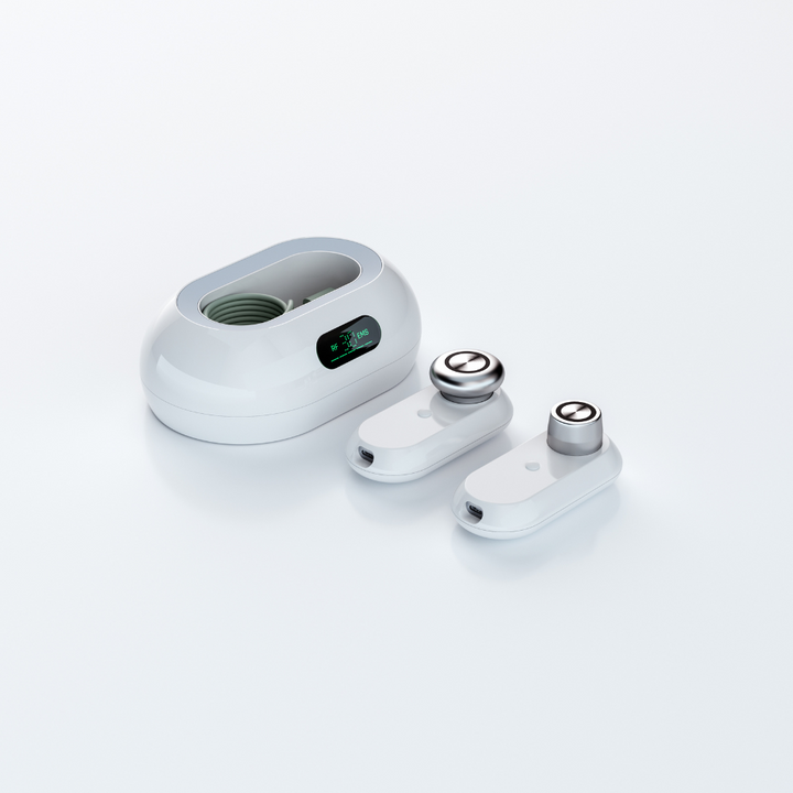 Peachaboo Face and Body Skin Tightening Radio Frequency Device flatlay