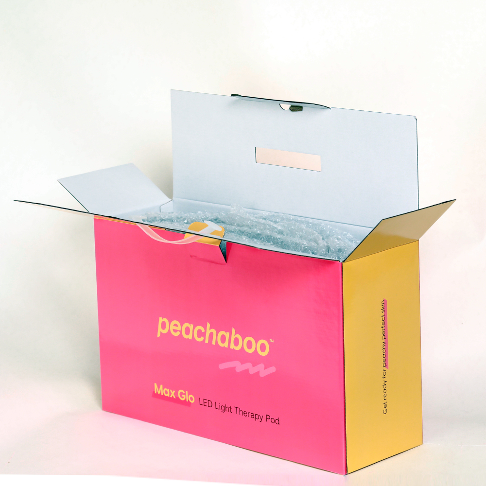 Peachaboo LED Light Therapy Pod open box