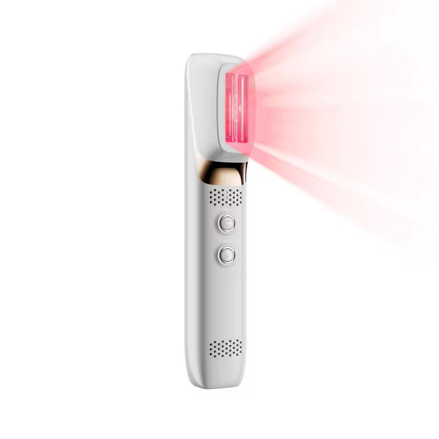 PrimeGlow IPL LED Light Therapy Rejuvenation Wand emitting Red LED Light