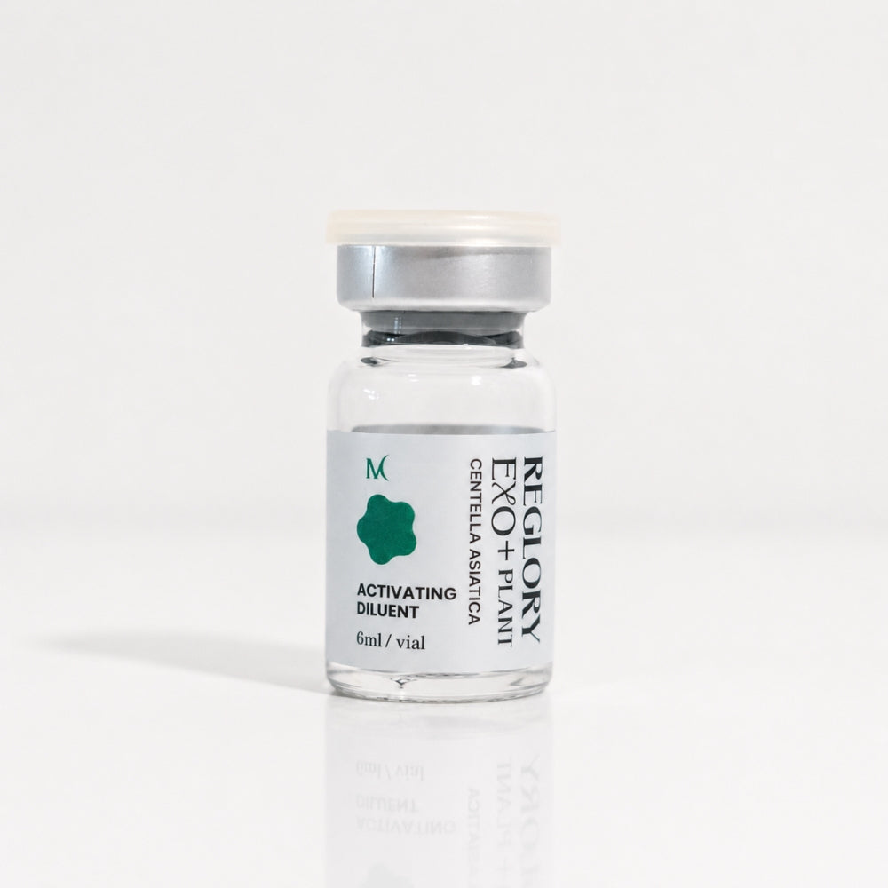 Reglory EXO+Plant Centella Asiatica lyophilized powder vial, 200mg, on a white background