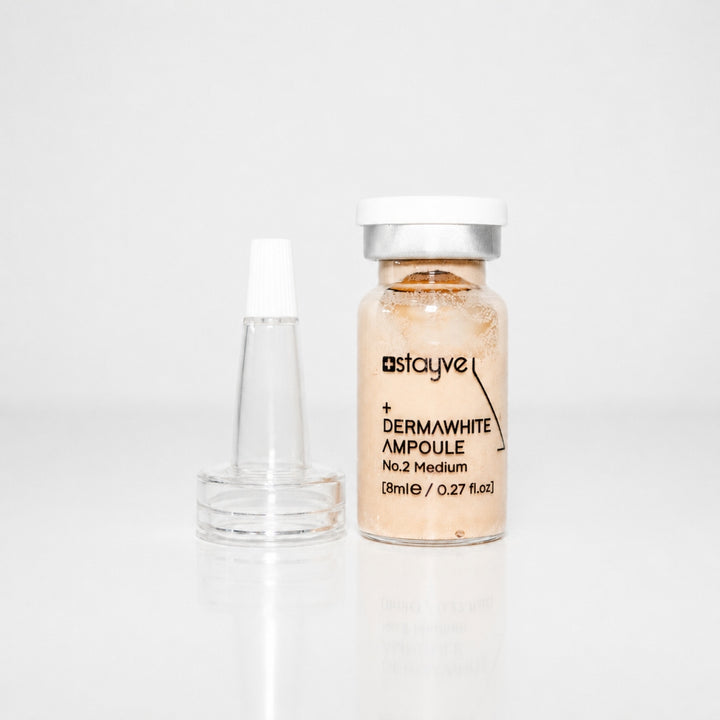 Stayve Dermawhite Ampoule No.2 Medium vial with applicator cap for BB glow skin treatments