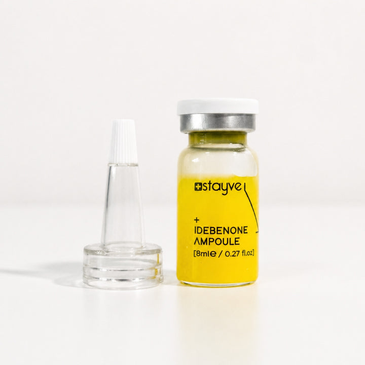 Stayve Idebenone Ampoule vial with applicator cap for professional cosmetic treatments