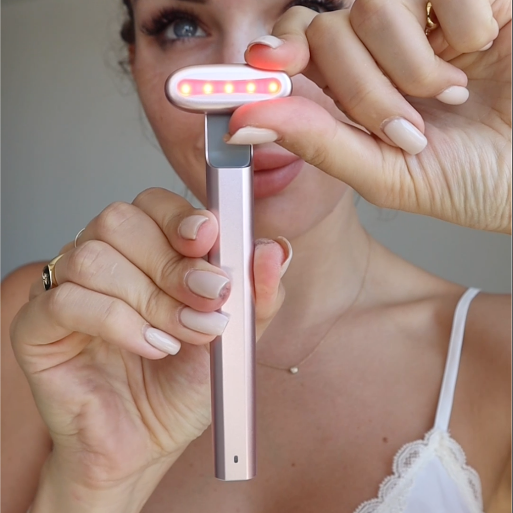 Peachaboo Mini Glo 4-in-1 LED Facial Wand