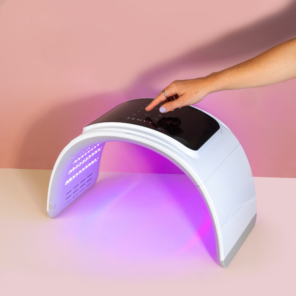 peachaboo led light therapy pod for purple